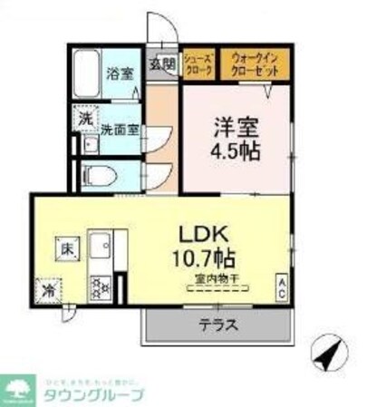 サニーサイドリバーの物件間取画像